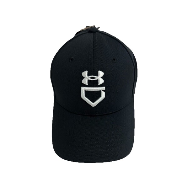 Under Armour Men's UA Baseball Blitzing Cap 1380021-001 Black/White Size L/XL NW - Picture 1 of 11